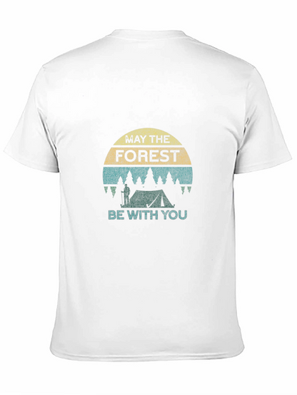 Camiseta Negra Que la Foresta te Acompañe