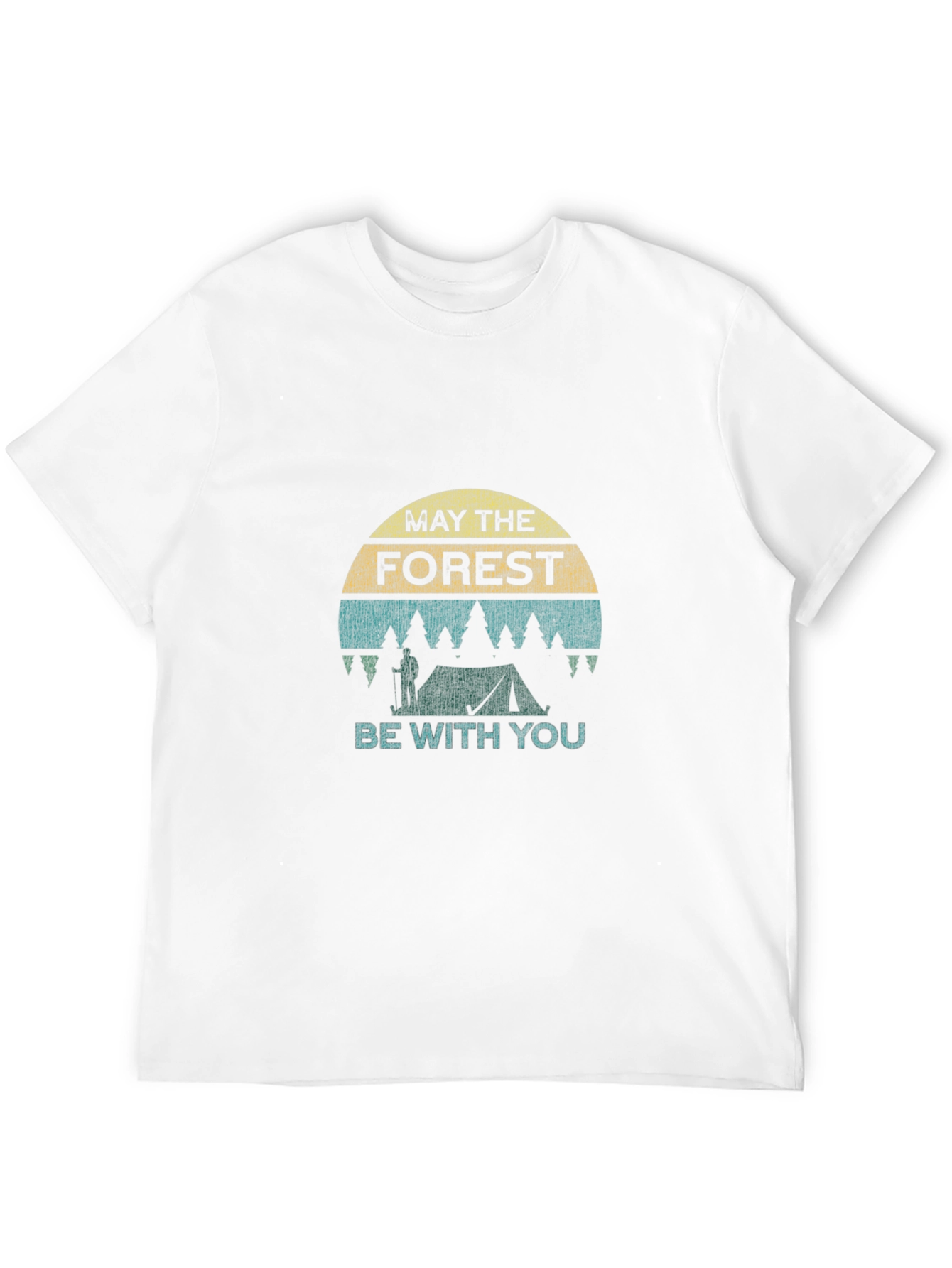 Camiseta Negra Que la Foresta te Acompañe