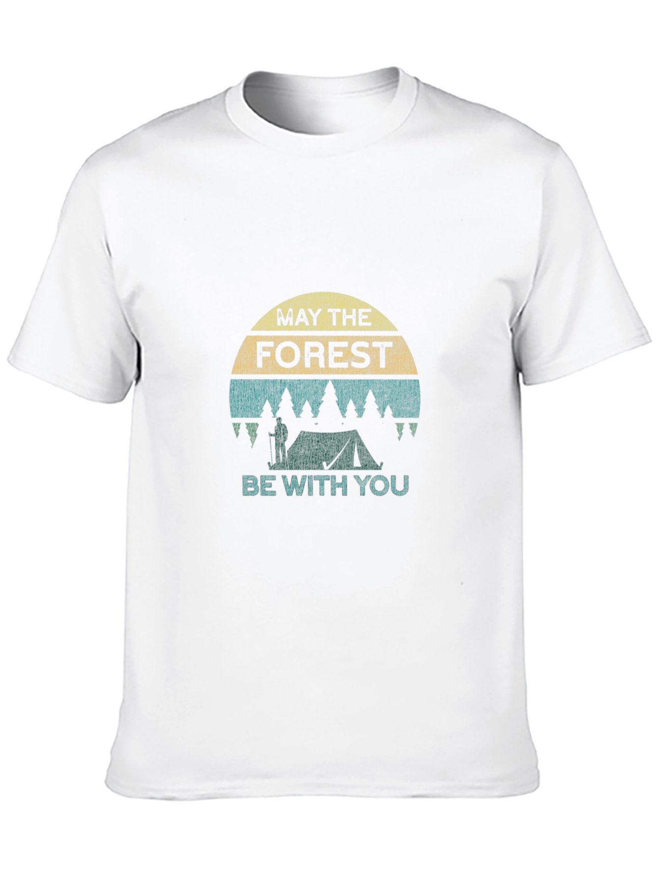 Camiseta Negra Que la Foresta te Acompañe