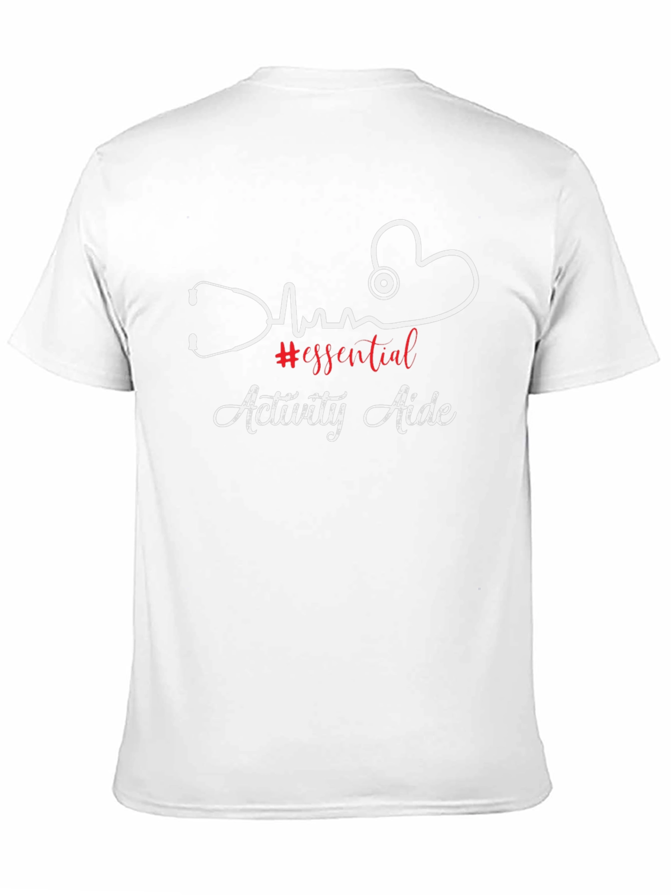 Camiseta Activity Aide Esencial - Diseño de Estetoscopio