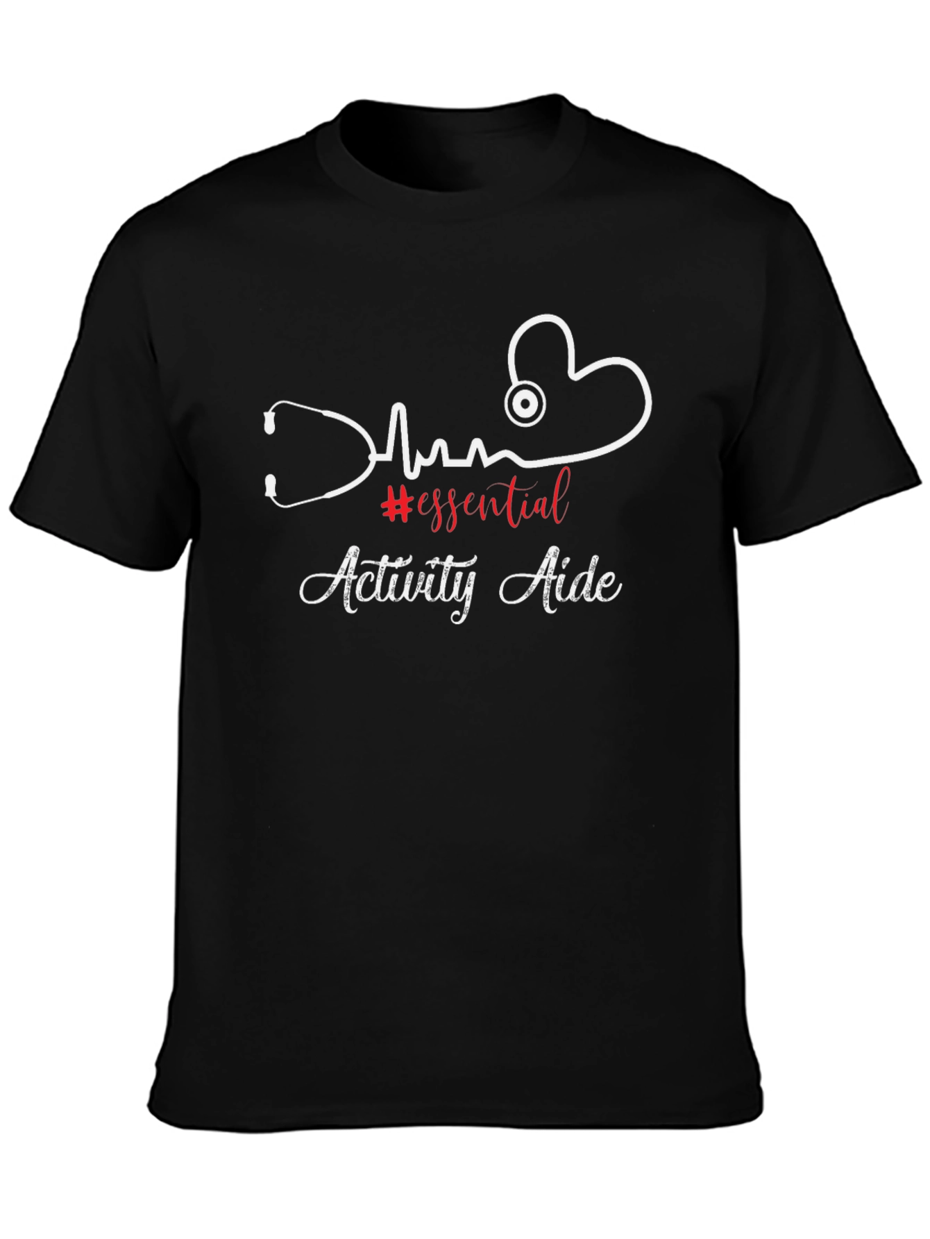Camiseta Activity Aide Esencial - Diseño de Estetoscopio