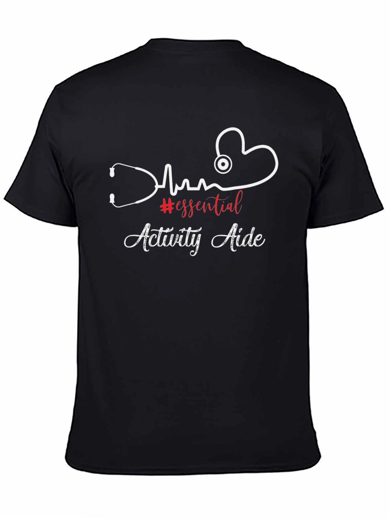 Camiseta Activity Aide Esencial - Diseño de Estetoscopio
