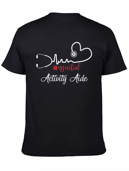 Camiseta Activity Aide Esencial - Diseño de Estetoscopio