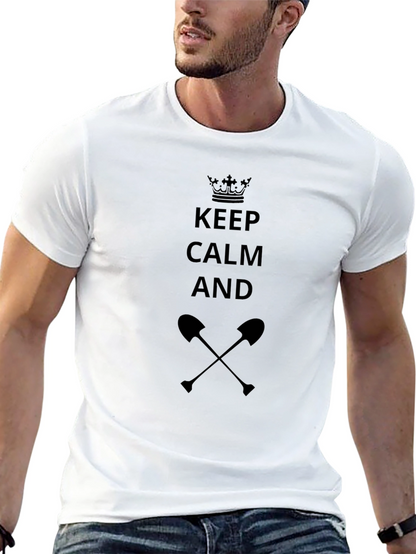 Camiseta Negra Keep Calm And
