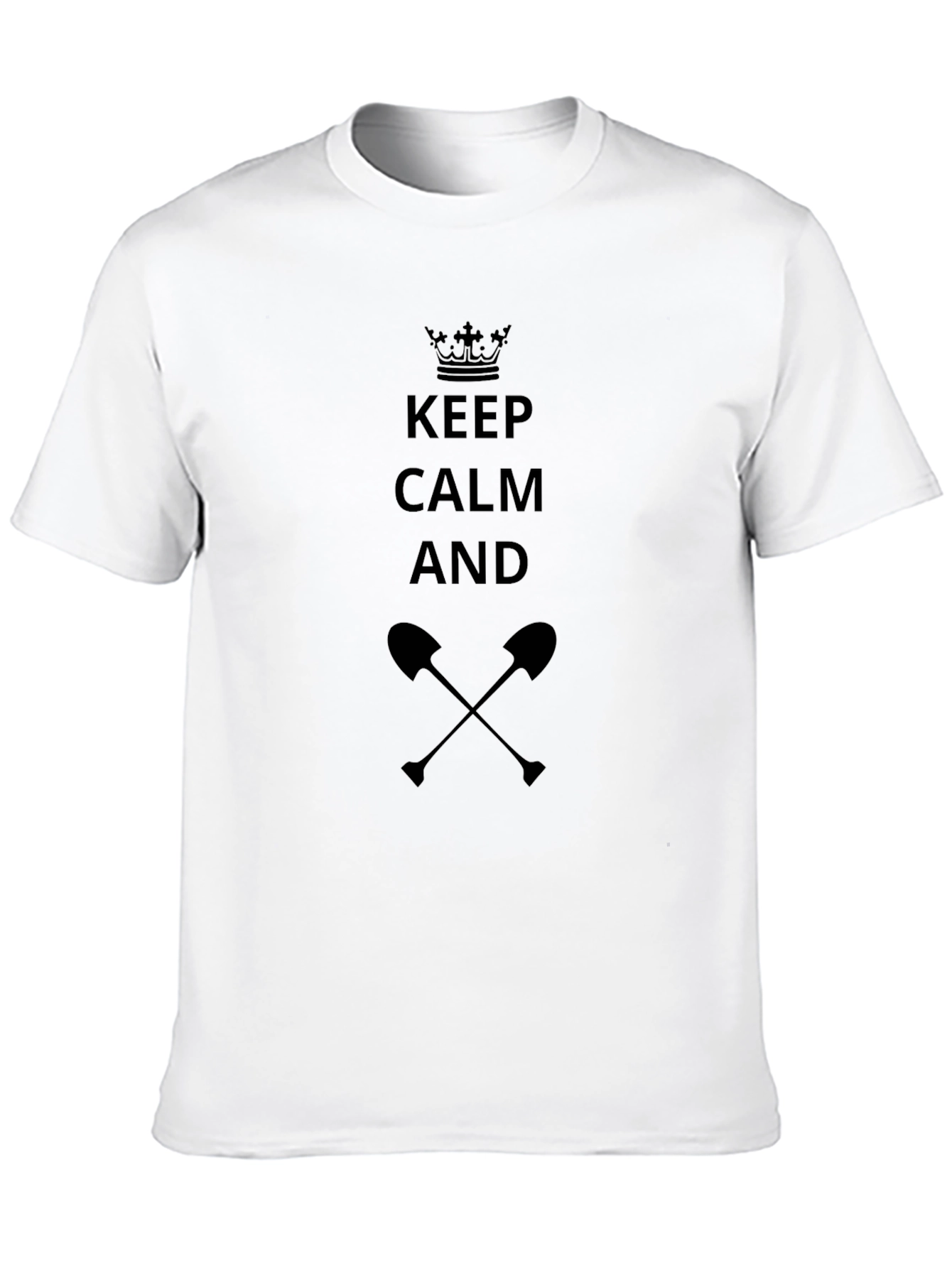Camiseta Negra Keep Calm And