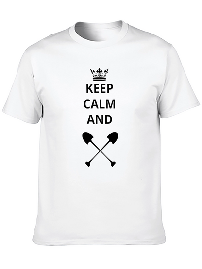 Camiseta Negra Keep Calm And
