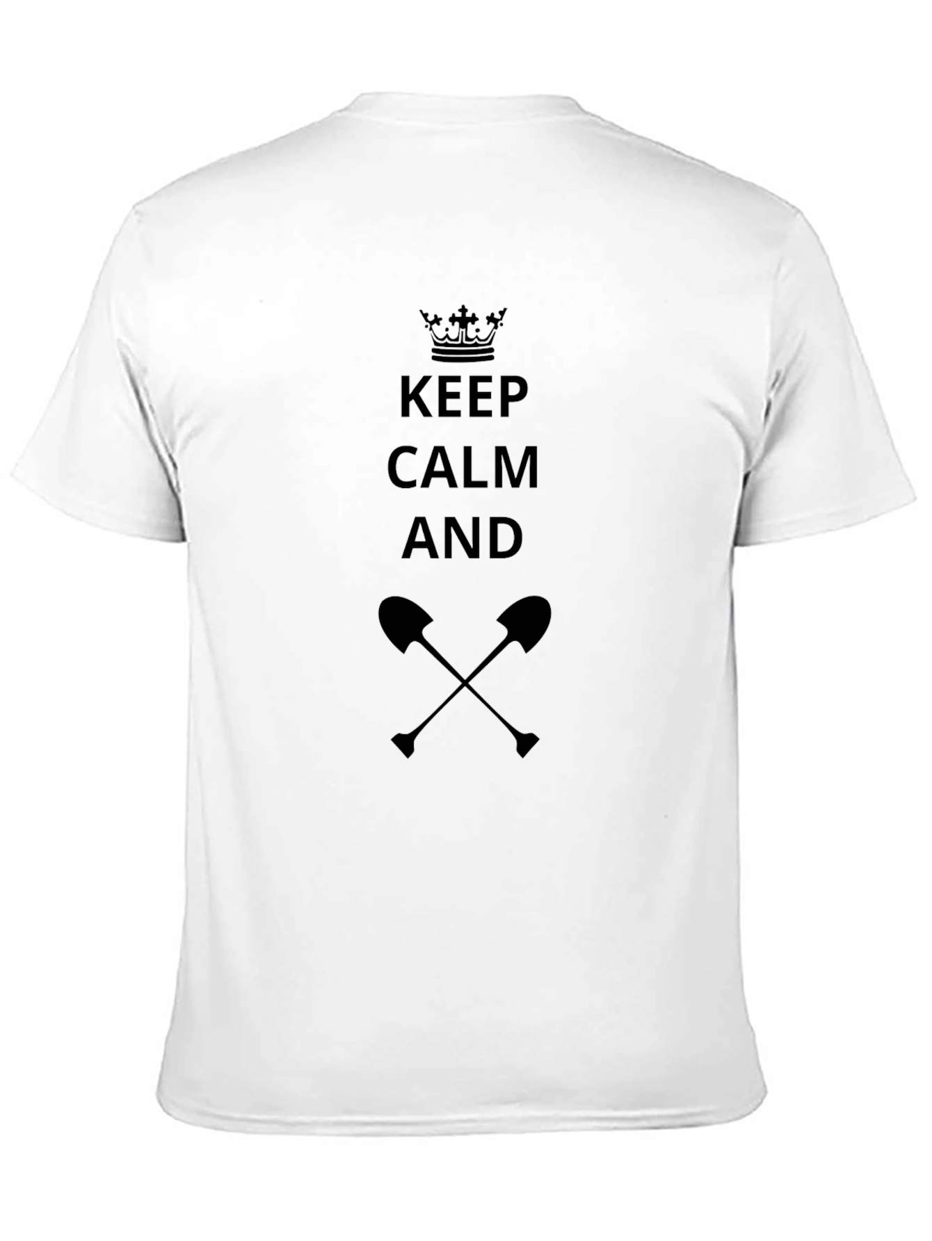 Camiseta Negra Keep Calm And