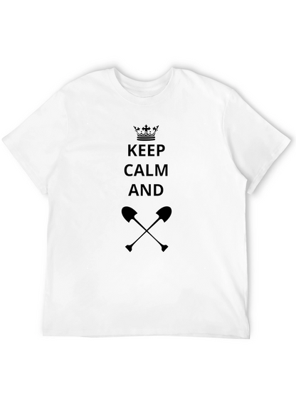 Camiseta Negra Keep Calm And