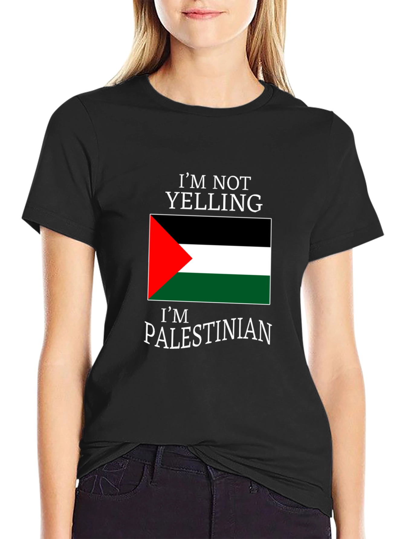 Camiseta Palestina: No Estoy Gritando