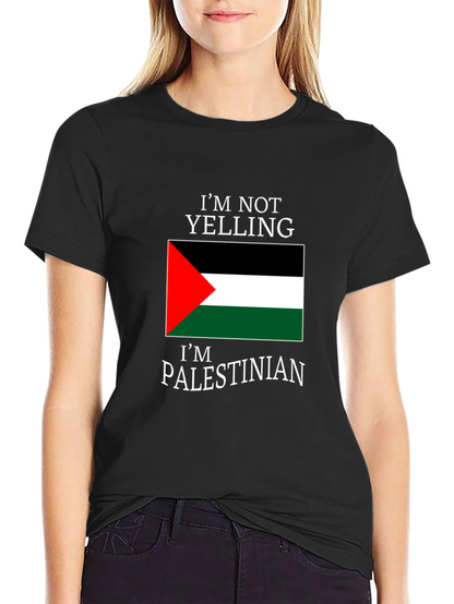 Camiseta Palestina: No Estoy Gritando