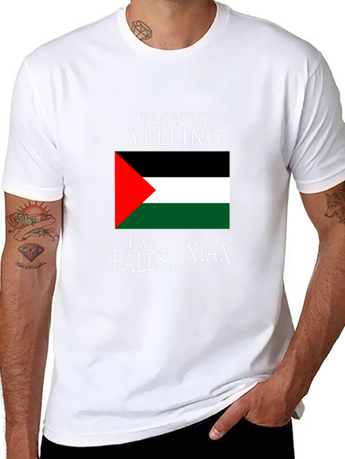 Camiseta Palestina: No Estoy Gritando
