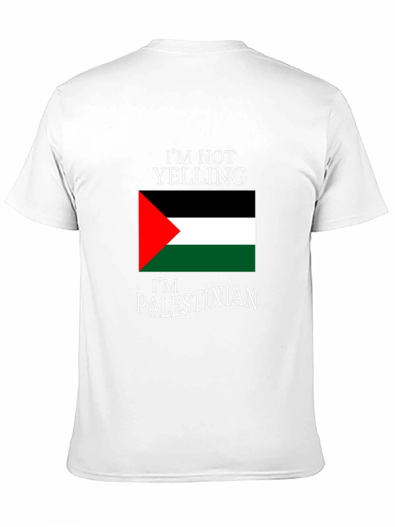 Camiseta Palestina: No Estoy Gritando