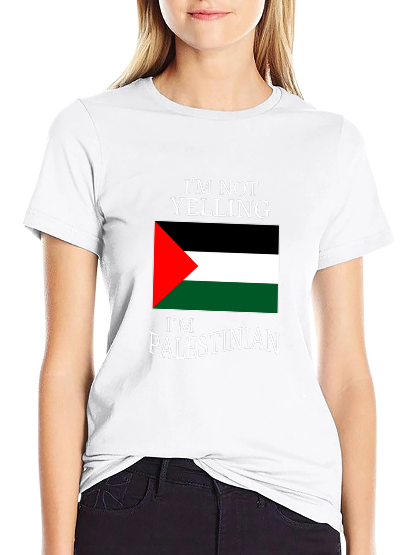 Camiseta Palestina: No Estoy Gritando
