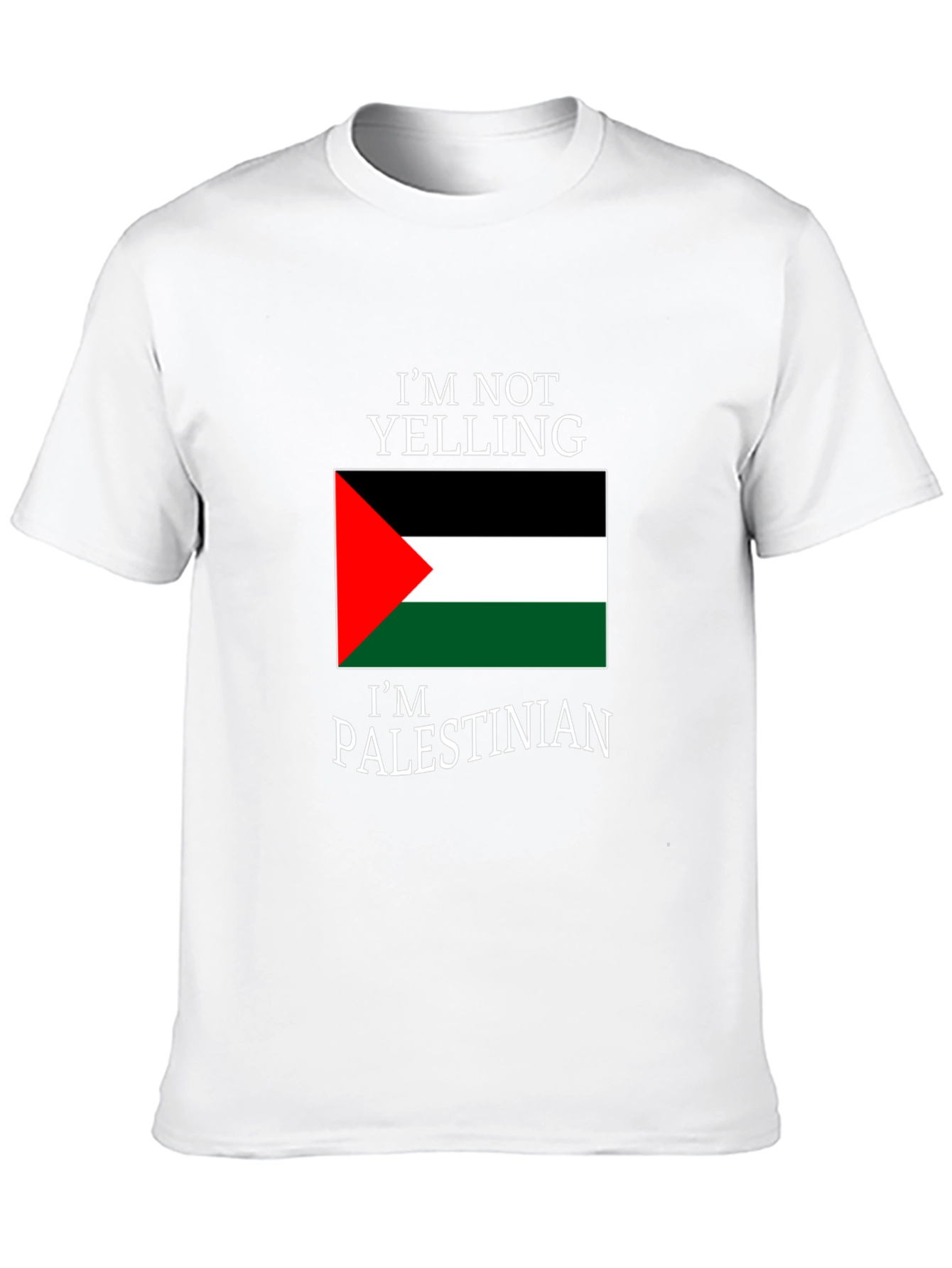 Camiseta Palestina: No Estoy Gritando