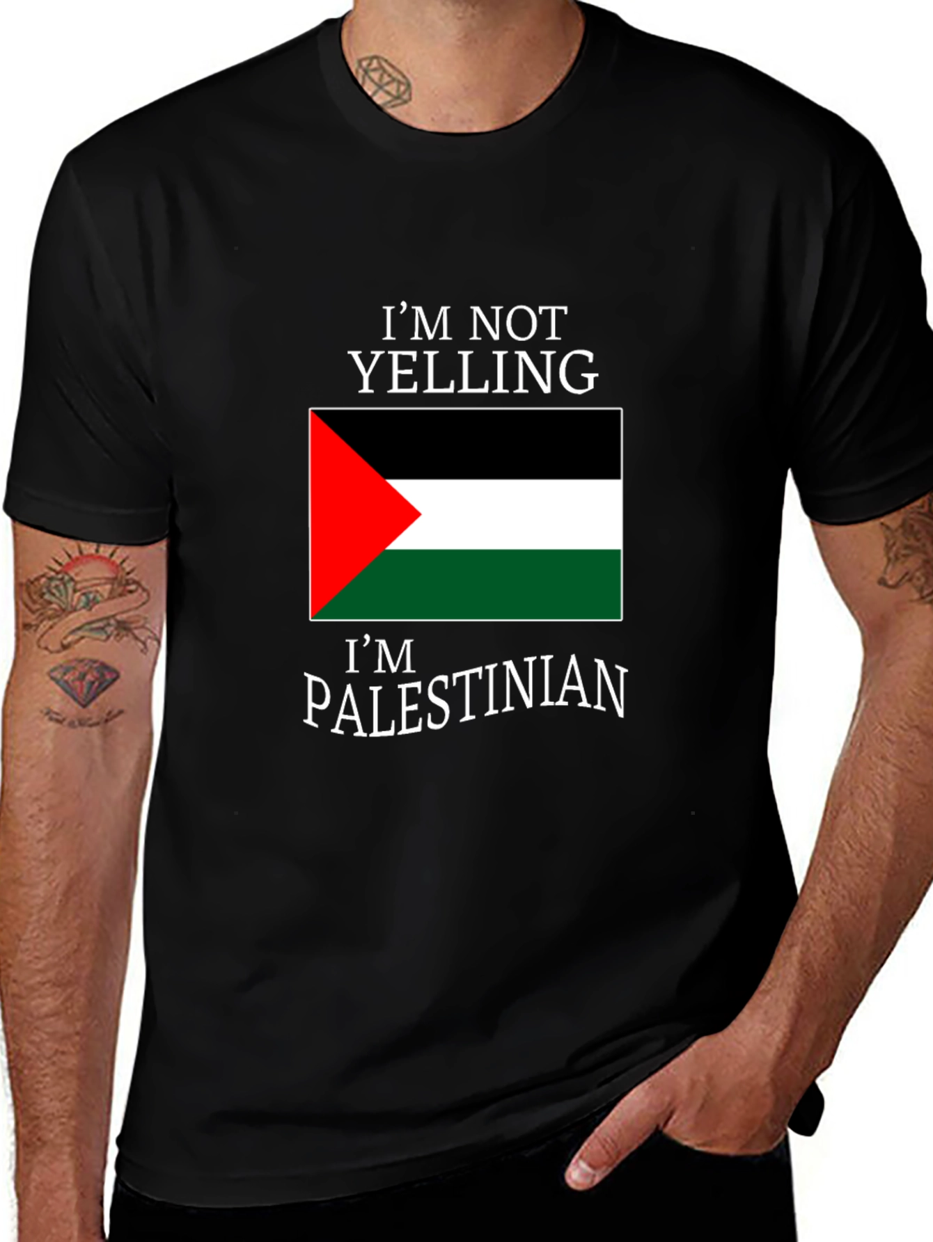 Camiseta Palestina: No Estoy Gritando