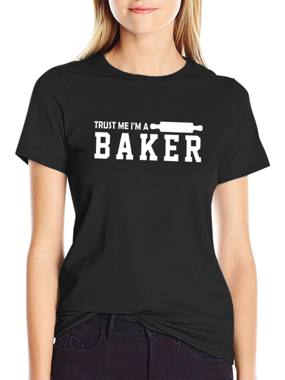 Camiseta Negra Trust Me Im a Baker