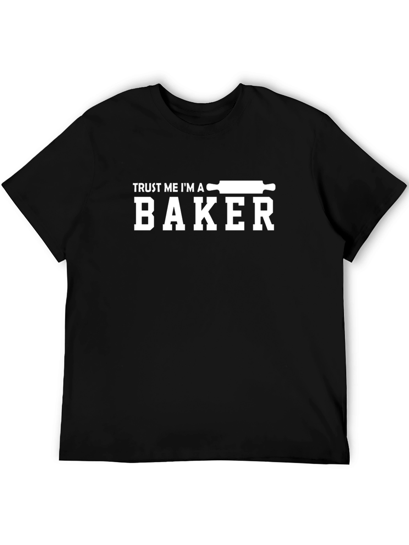 Camiseta Negra Trust Me Im a Baker