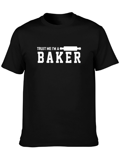 Camiseta Negra Trust Me Im a Baker