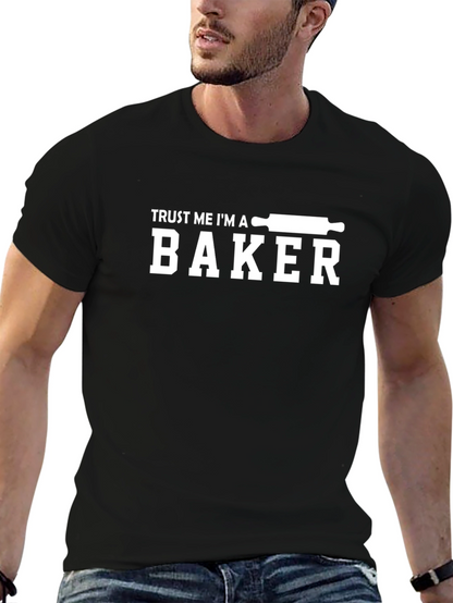 Camiseta Negra Trust Me Im a Baker