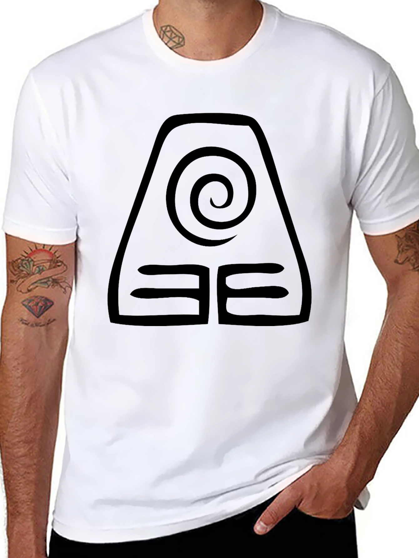 Camiseta Negra Avatar Tierra