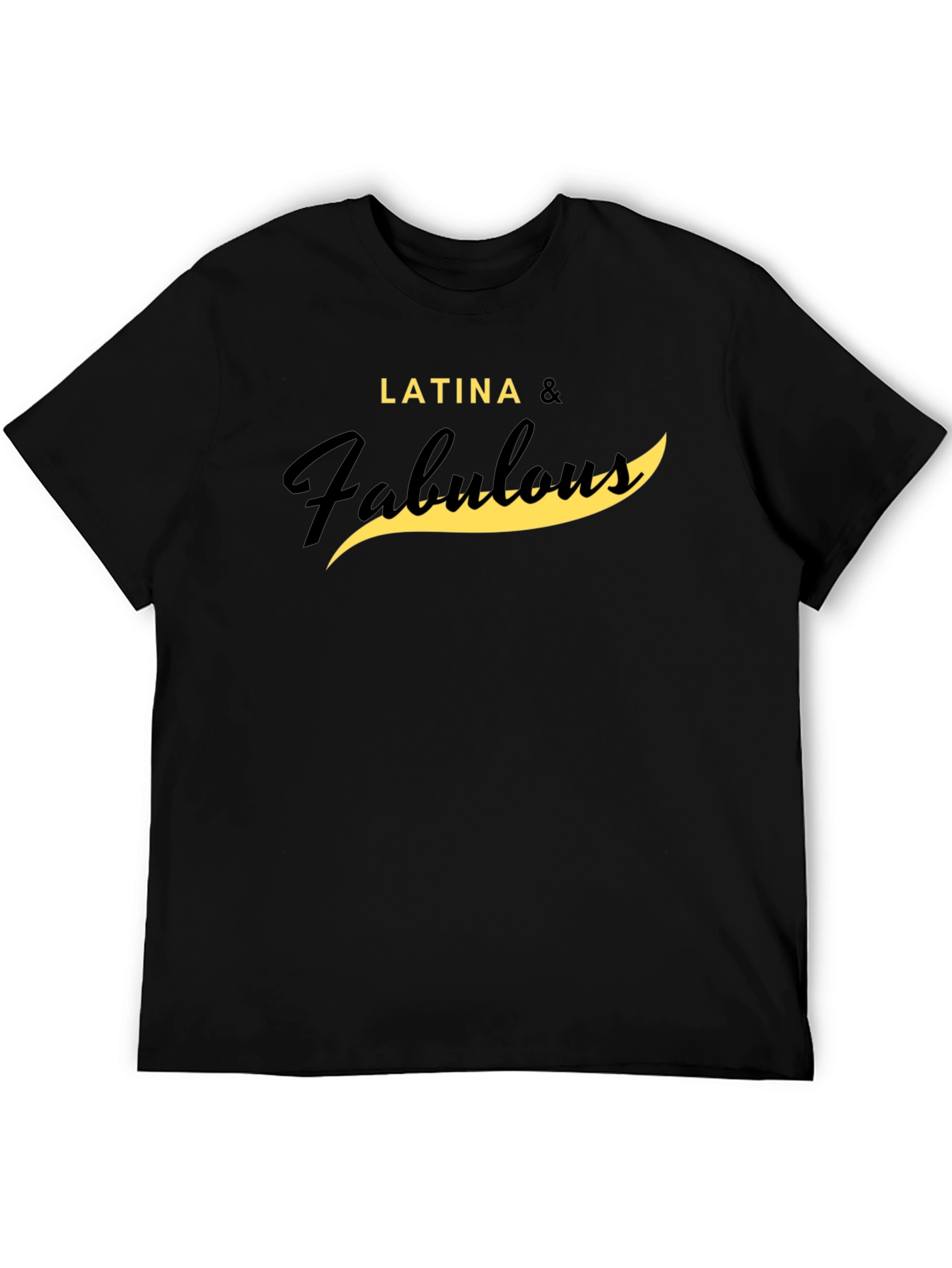 Camiseta Negra Latina & Fabulous