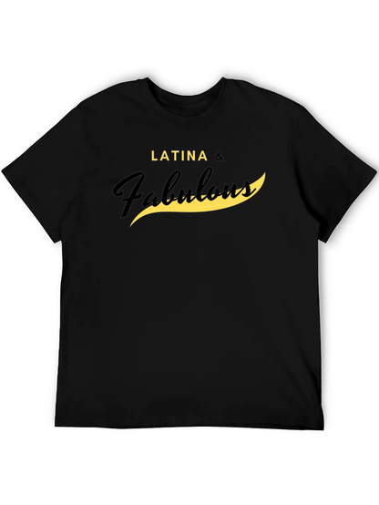 Camiseta Negra Latina & Fabulous