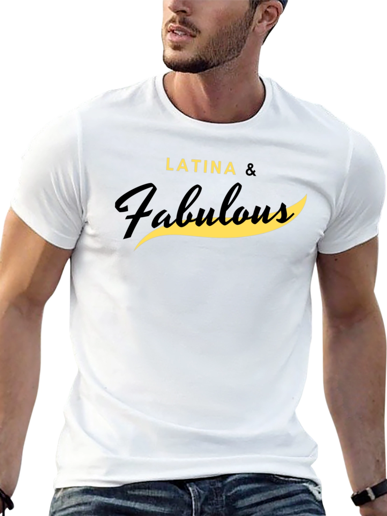 Camiseta Negra Latina & Fabulous