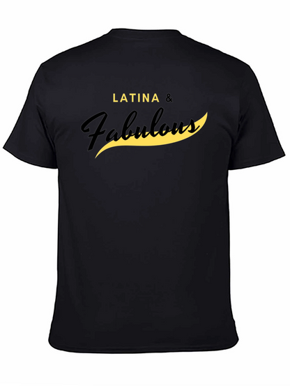 Camiseta Negra Latina & Fabulous