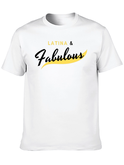 Camiseta Negra Latina & Fabulous