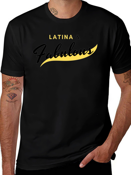 Camiseta Negra Latina & Fabulous