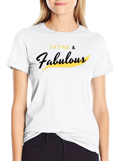 Camiseta Negra Latina & Fabulous