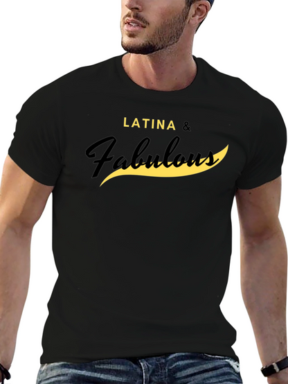 Camiseta Negra Latina & Fabulous