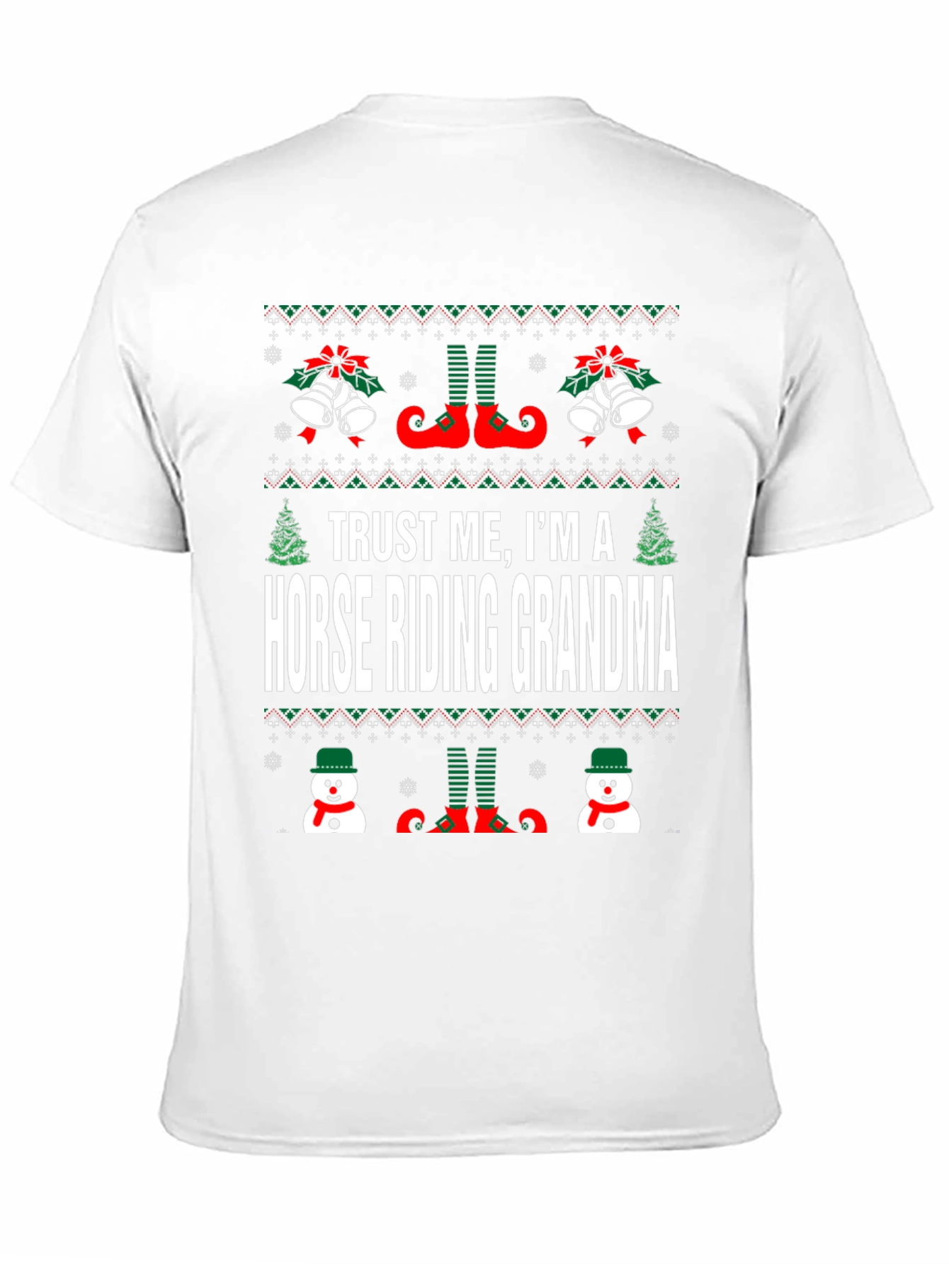Camiseta Navideña Abuela Jinete