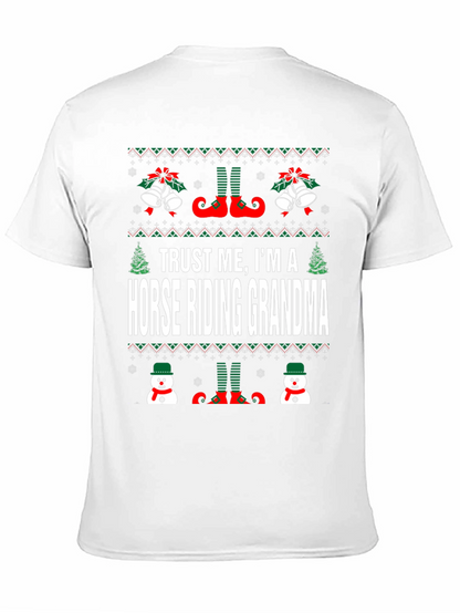 Camiseta Navideña Abuela Jinete