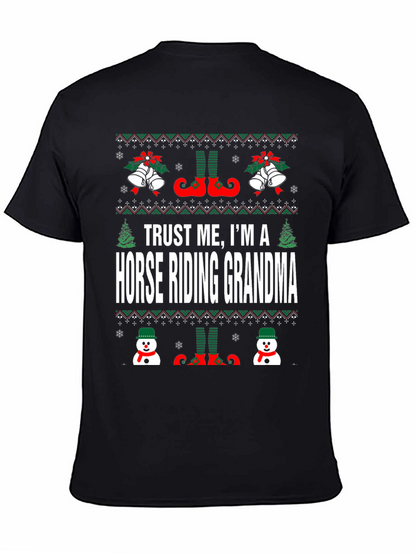 Camiseta Navideña Abuela Jinete