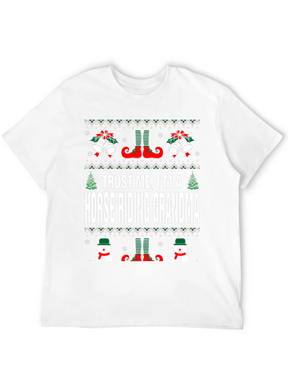 Camiseta Navideña Abuela Jinete