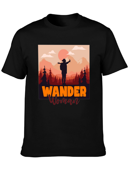 Camiseta Negra Wander Woman Aventura