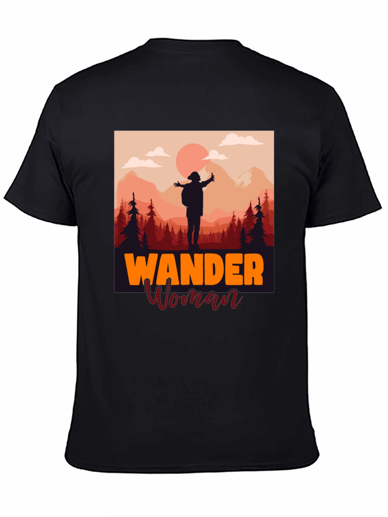 Camiseta Negra Wander Woman Aventura