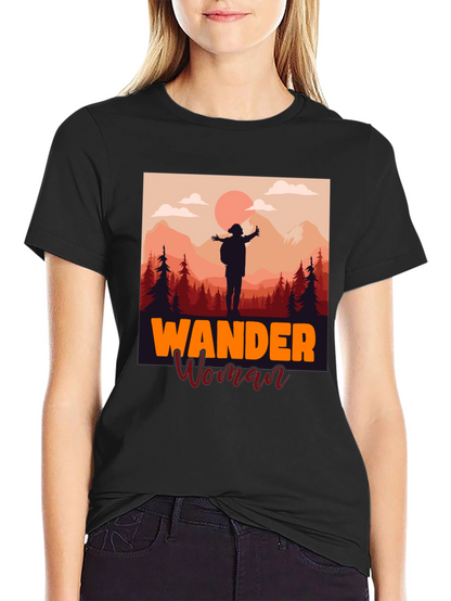 Camiseta Negra Wander Woman Aventura