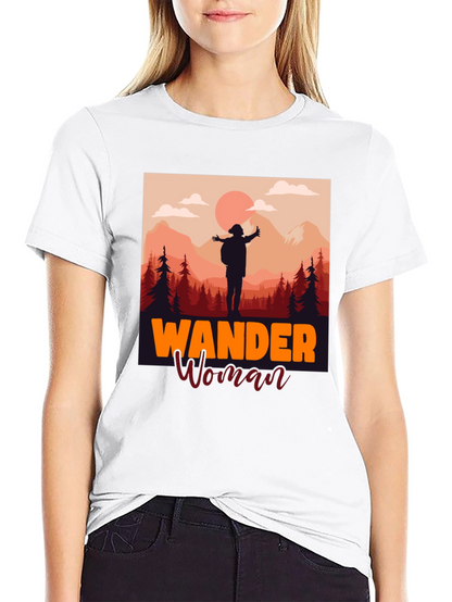 Camiseta Negra Wander Woman Aventura