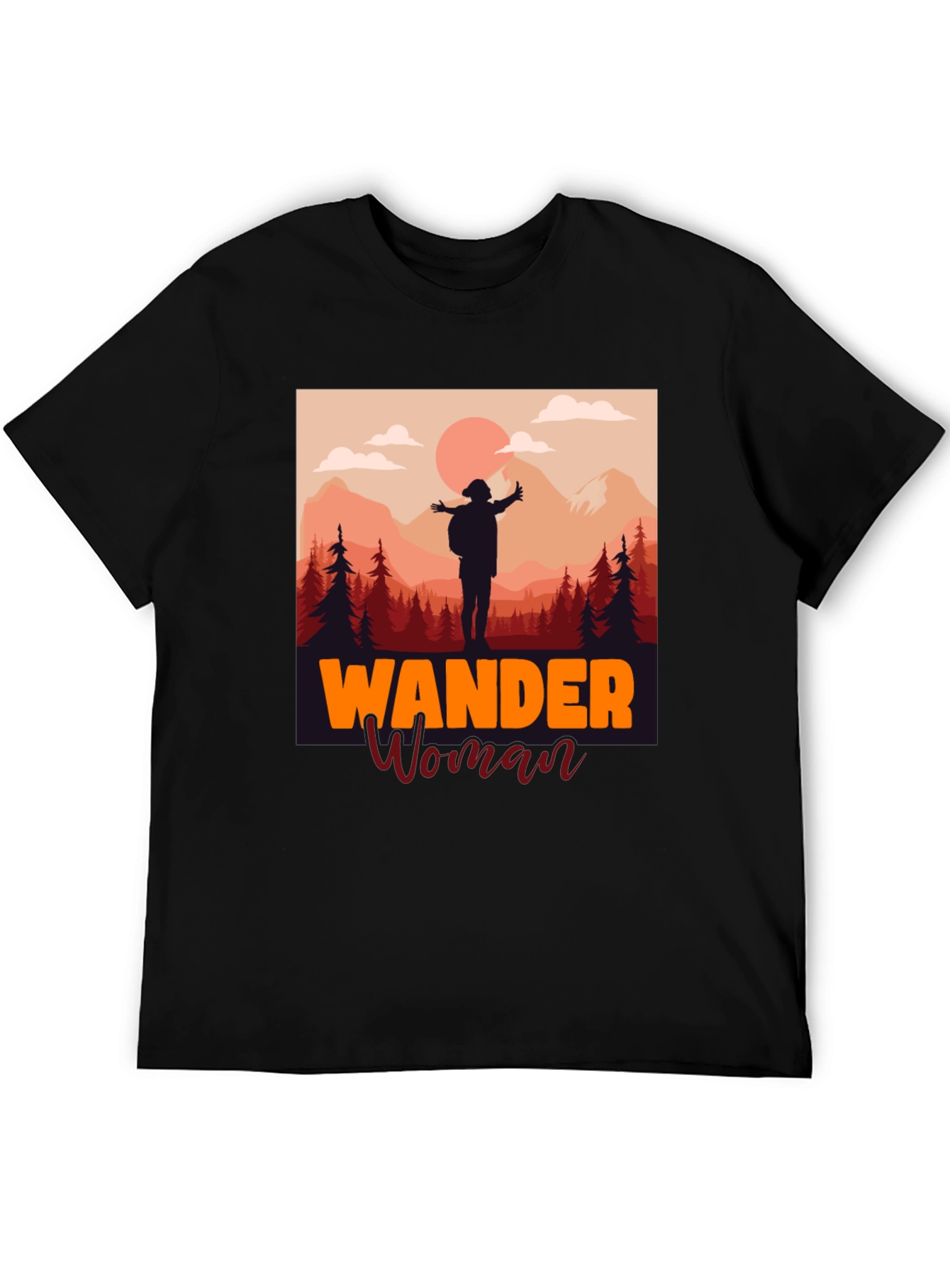 Camiseta Negra Wander Woman Aventura