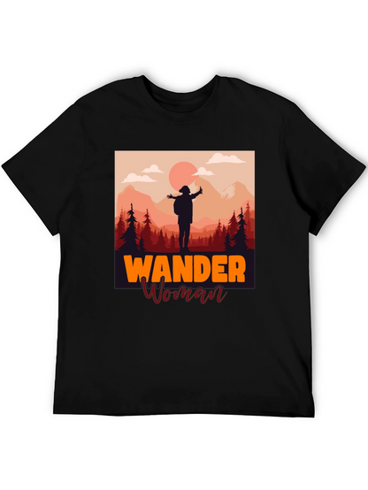 Camiseta Negra Wander Woman Aventura