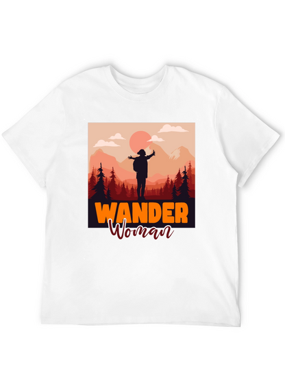 Camiseta Negra Wander Woman Aventura