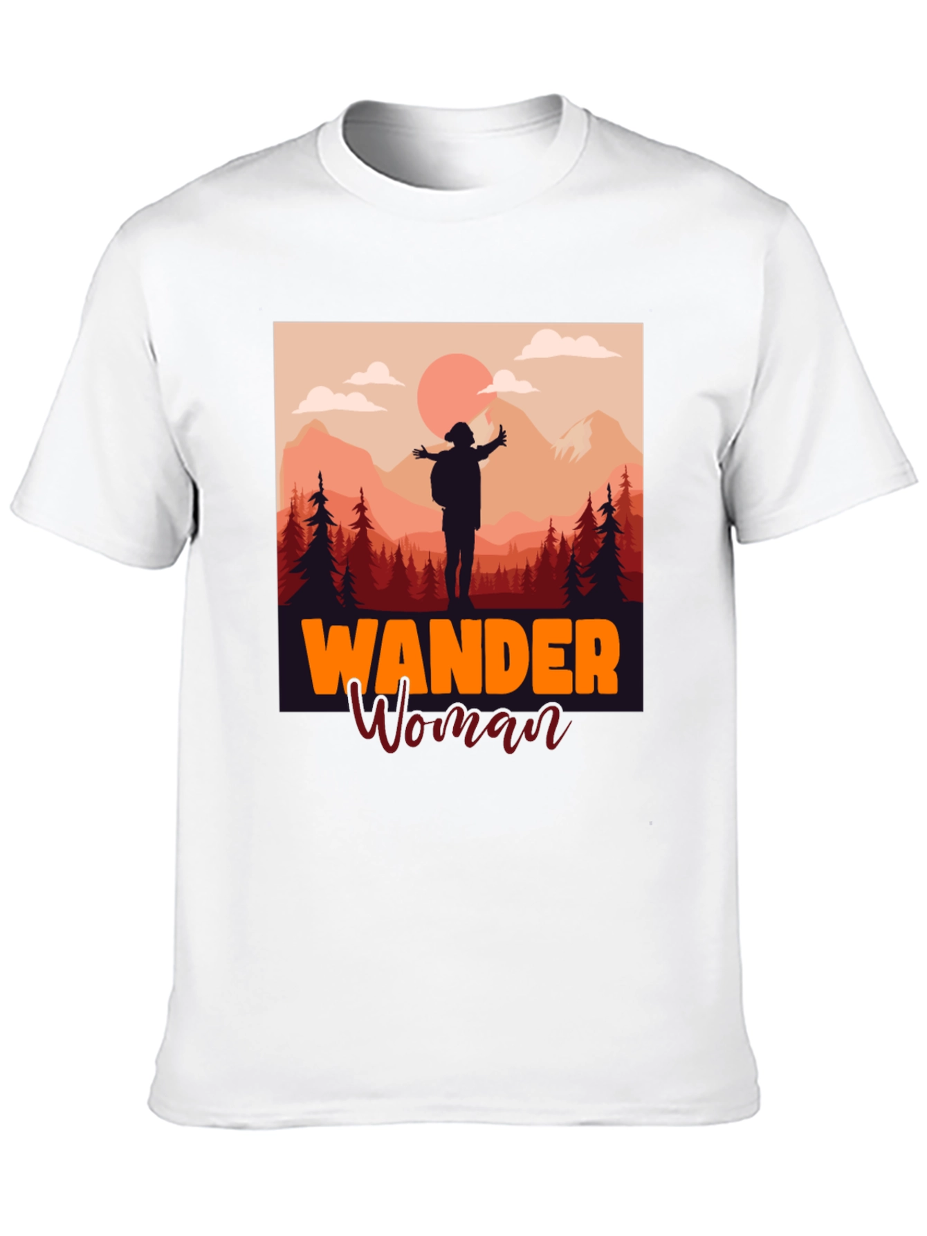 Camiseta Negra Wander Woman Aventura