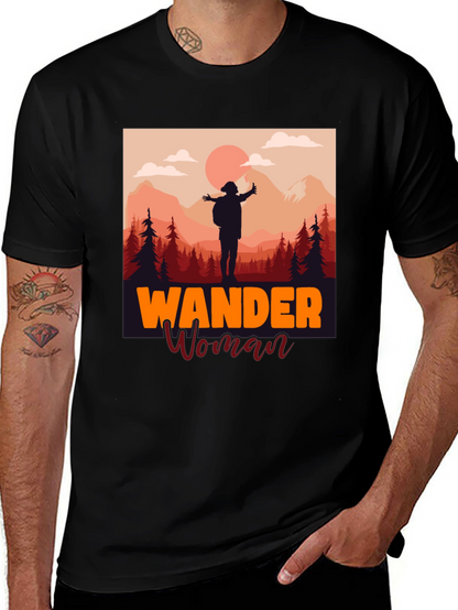 Camiseta Negra Wander Woman Aventura