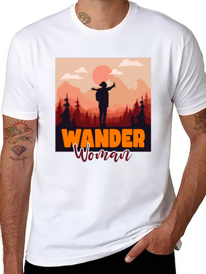 Camiseta Negra Wander Woman Aventura