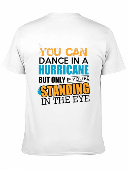Camiseta Negra con Diseño Hurricane Dance