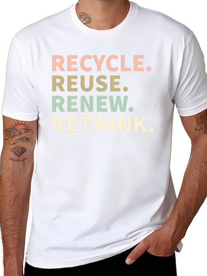 Camiseta Ecológica: Recicla Reusa Renueva Repiensa