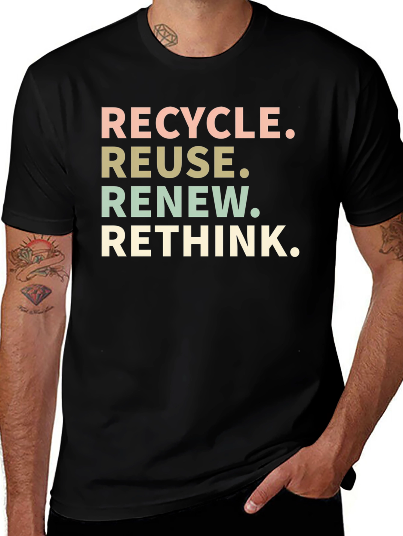 Camiseta Ecológica: Recicla Reusa Renueva Repiensa