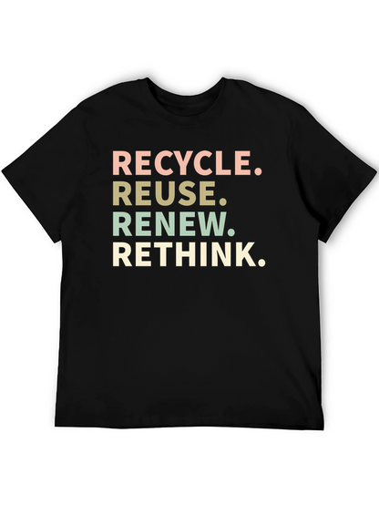 Camiseta Ecológica: Recicla Reusa Renueva Repiensa